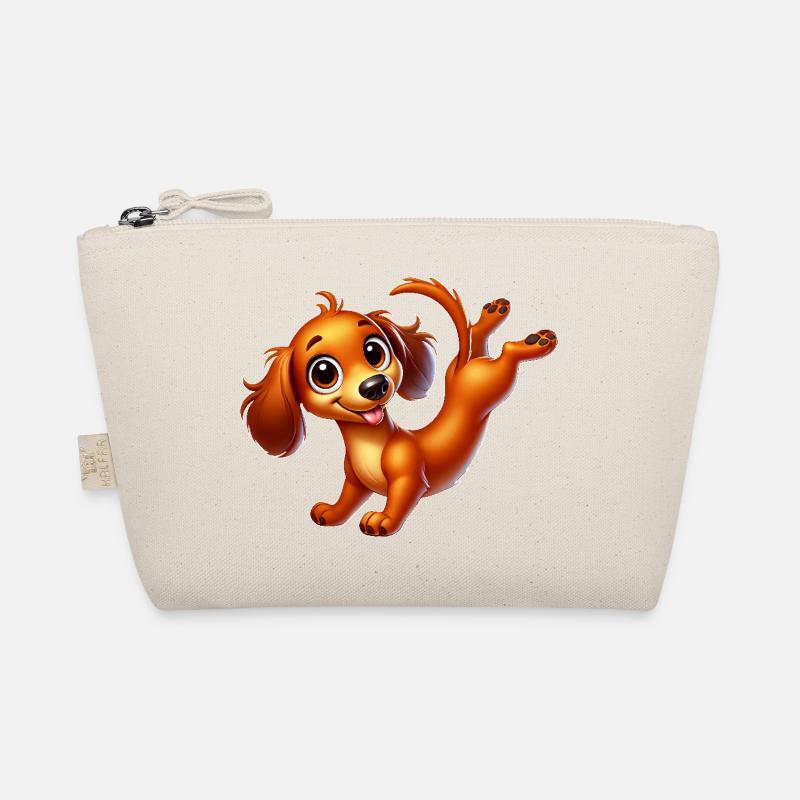 Teckel mignon équilibre sur les mains Breakdance Sport Trousse biologique