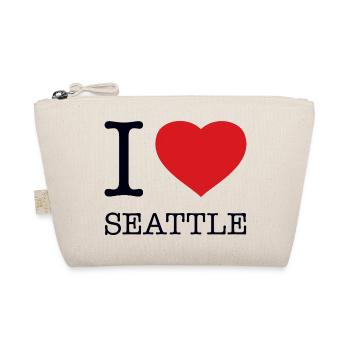I LOVE SEATTLE - Organic Pouch - nature - Front