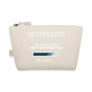 Edelsteinschleifer Ausbildung Beruf Geschenk - Bio-Täschchen - Natur - Vorne