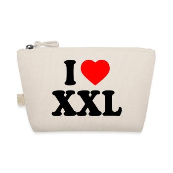 I love xxl - Bio-Täschchen - Natur - Vorne