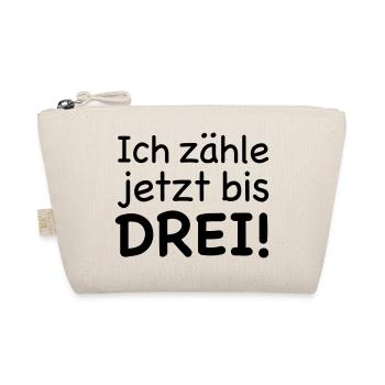 Ich zähle jetzt bis Drei - Bio-Täschchen - Natur - Vorne