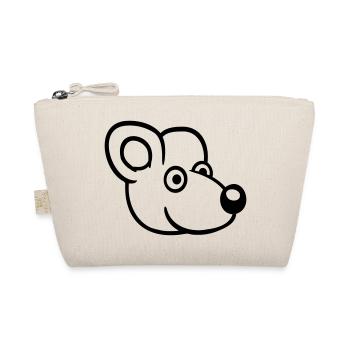 Mouse Mouse Cute Little Rat Rodent Friendly - Organic Pouch - nature - Front