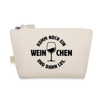 Noch ein Weinchen - Bio-Täschchen - Natur - Vorne