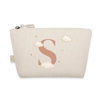 Letter s clouds stars - Organic Pouch - nature - Front