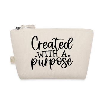 created with a purpose - Organic Pouch - nature - Front