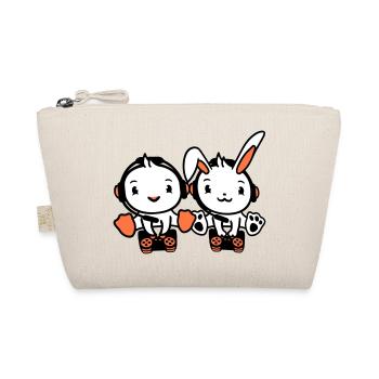 Bunny Bird Chick 2 Gamer Gaming Play Controller - Organic Pouch - nature - Front