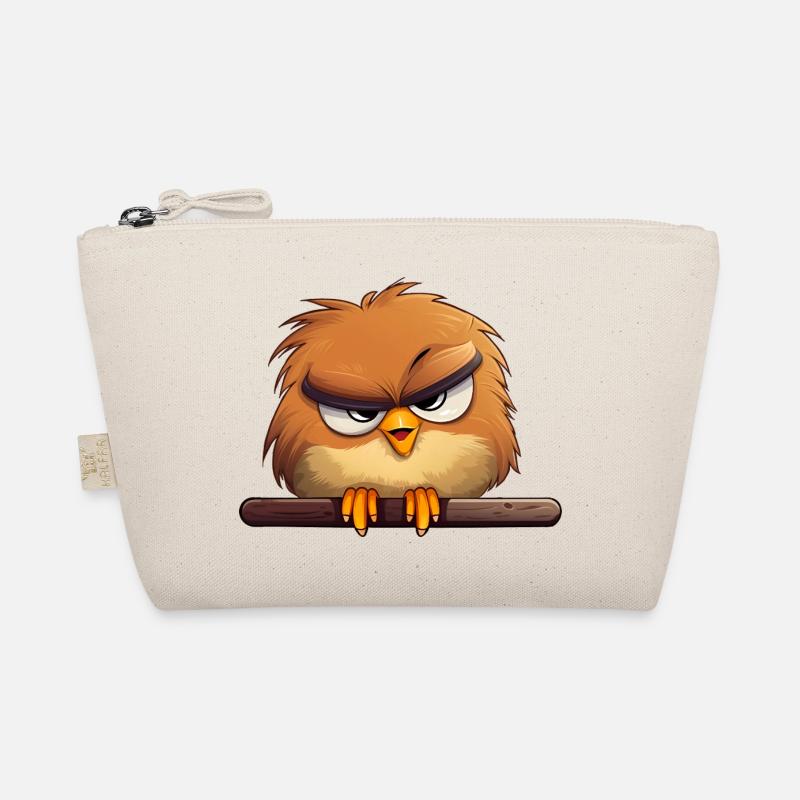 Really? Vogel mit bösem Blick Bio-Täschchen