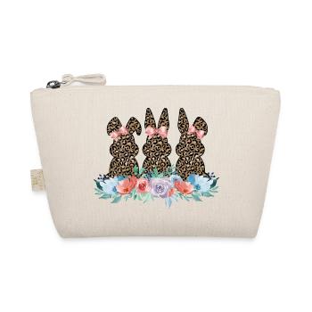 leopard rabbits - Organic Pouch - nature - Front