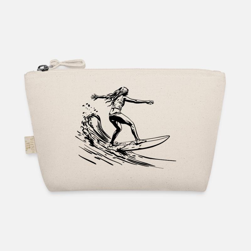 Surfen Mädchen Bio-Täschchen