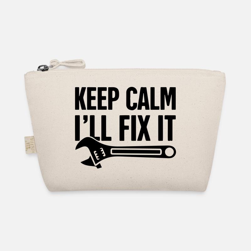 keep calm ill fix it Organic Pouch