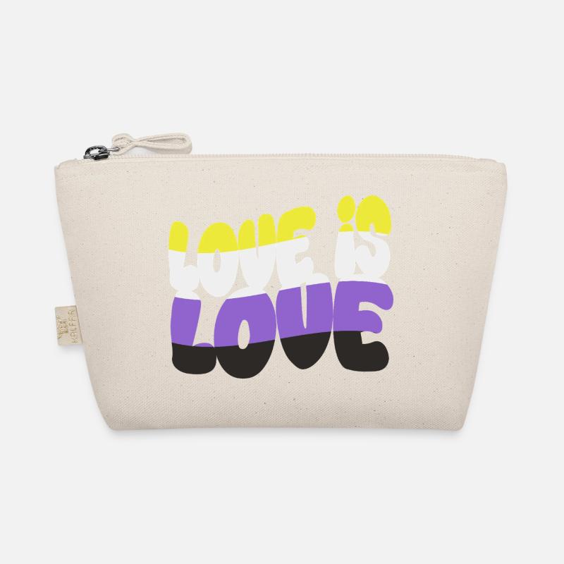 Love is Love – Nonbinary & Proud Bio-Täschchen