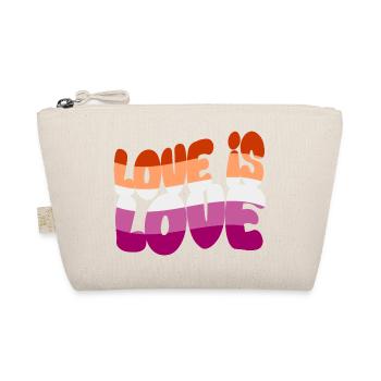 L’amour est l’amour – Lesbienne et fière - Trousse biologique - nature - Devant