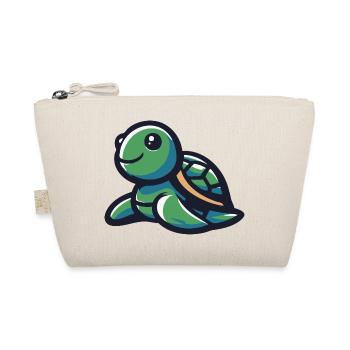 Tortue souriante mignonne - Trousse biologique - nature - Devant