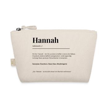 Hannah - Bio-Täschchen - Natur - Vorne