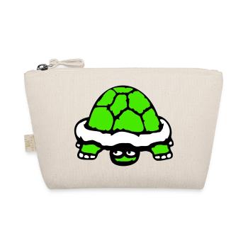 tortue cachée timide sourire drôle - Trousse biologique - nature - Devant