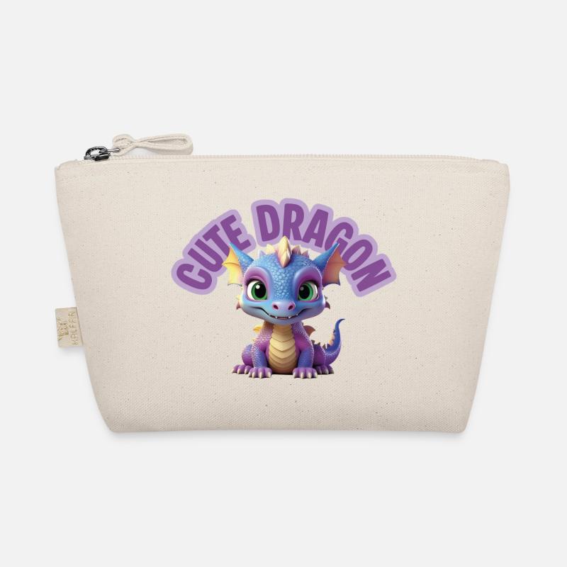 Cute Dragon Organic Pouch