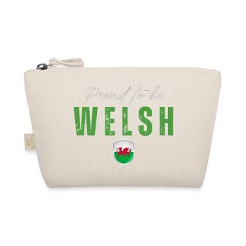 Welsh Pride, made in Wales - Organic Pouch - nature - Front