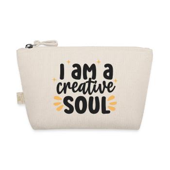 Creative Soul Inspirational Quote - Organic Pouch - nature - Front
