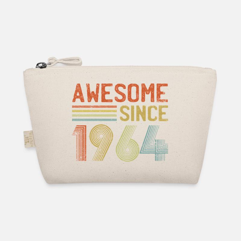 Retro 90s Inspired Typography Design Organic Pouch