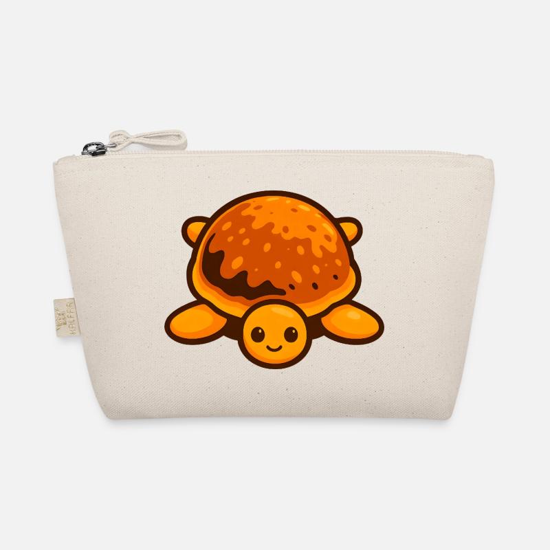 Wunderlicher Schildkröten-Pfannkuchen-Stil mit hellem Panzer Bio-Täschchen