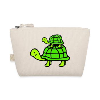 2 tortues Piggyback Maman Papa Enfant Chevauchant Mignon - Trousse biologique - nature - Devant