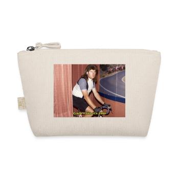Vintage 1986 Bicycle Road Bike Design - Organic Pouch - nature - Front