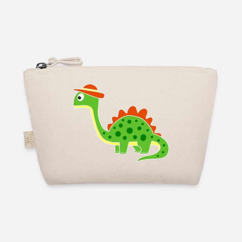 Dino mignon avec chapeau Trousse biologique