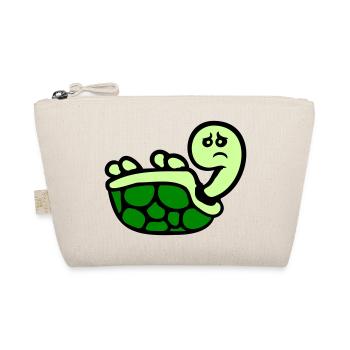 Tortue renversée sur le dos, triste - Trousse biologique - nature - Devant