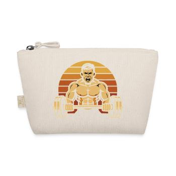 Muscle Power Retro Sunset Dumbbell - Organic Pouch - nature - Front