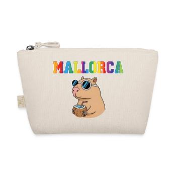 Mallorca Capybara Sonnenbrille Kokosdrink - Bio-Täschchen - Natur - Vorne
