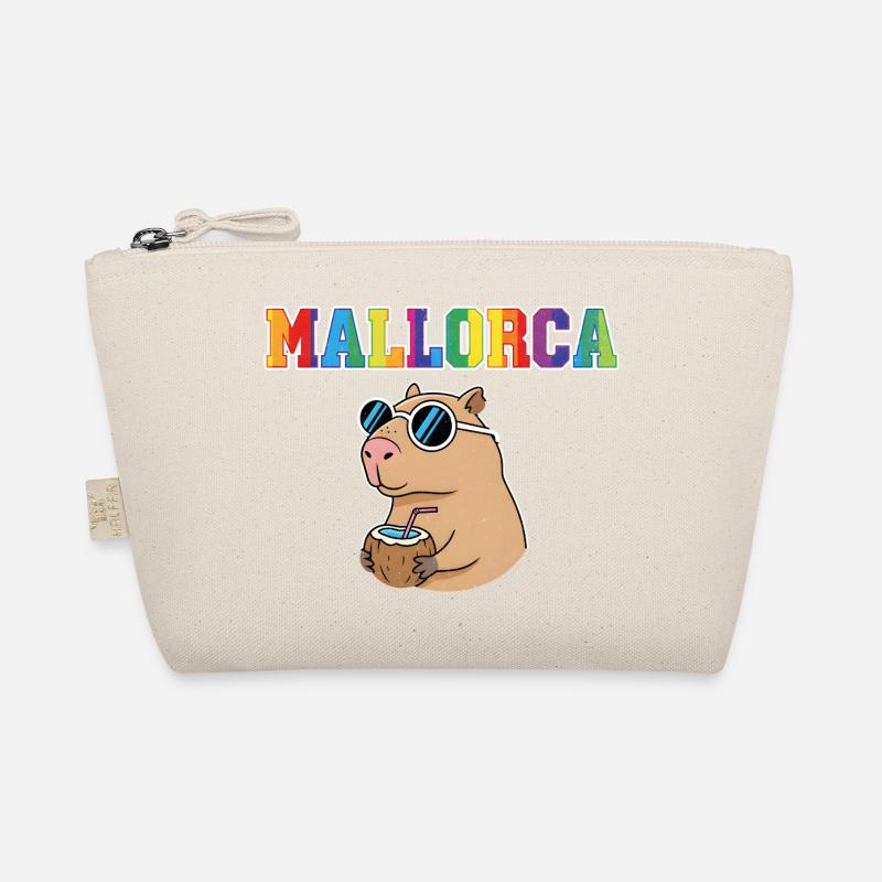 Mallorca Capybara Sunglasses Coconut Drink Organic Pouch