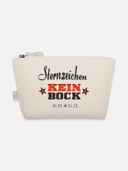 Sternchen Kein Bock Jahreskalender - Bio-Täschchen - Natur - Vorne
