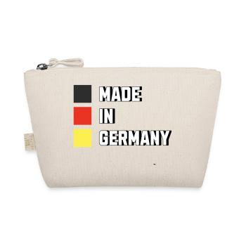 Made in Germany Deutschland Design - Organic Pouch - nature - Front