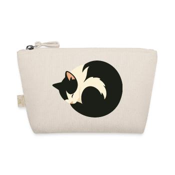 Chat endormi mignon dans un style minimaliste - Trousse biologique - nature - Devant