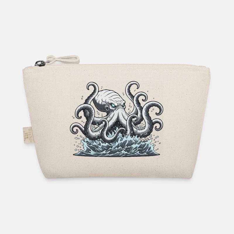 Kraken squid octopus Organic Pouch