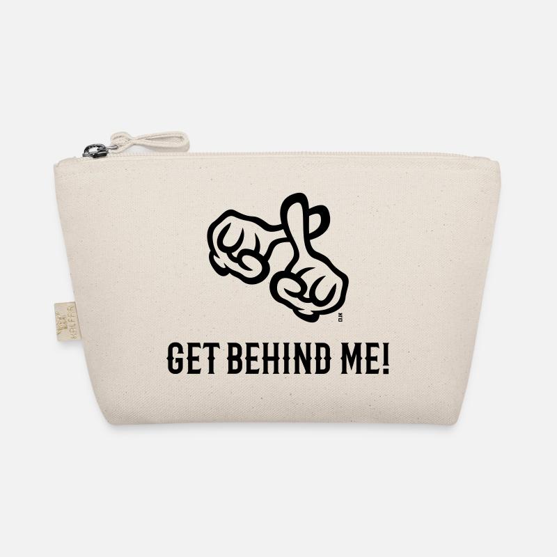 Get Behind Me! (Cross / Bible / Religion / 1C) Organic Pouch