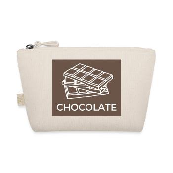 Chocolate Chocolate Line Art - Organic Pouch - nature - Front