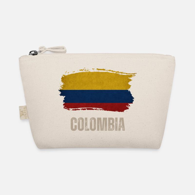 Vintage Colombie, drapeau de la Colombie Trousse biologique