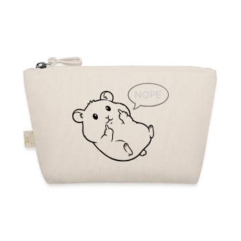 lazy hamster hamster lover hamster owner - Organic Pouch - nature - Front
