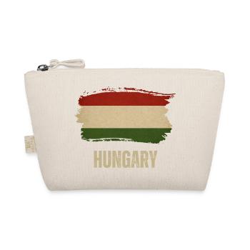 Grunge flag of Hungary, Hungarian pride - Organic Pouch - nature - Front
