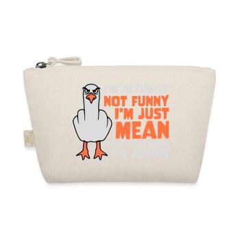 Doigt d’honneur Seagull Pas drôle Les gens méchants pensent à la blague - Trousse biologique - nature - Devant