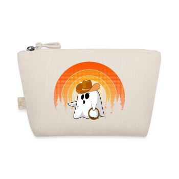 Cowboy Geist Retro Halloween Gruselige Vibes - Bio-Täschchen - Natur - Vorne
