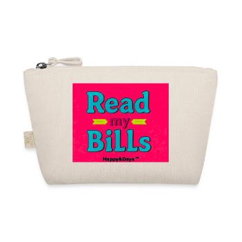 Lire mes factures Neon Design - Trousse biologique - nature - Devant