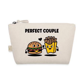 Burger and Fries Best Friends Forever - Bio-Täschchen - Natur - Vorne