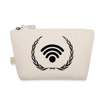 Wlan Internet Kranz - Bio-Täschchen - Natur - Vorne