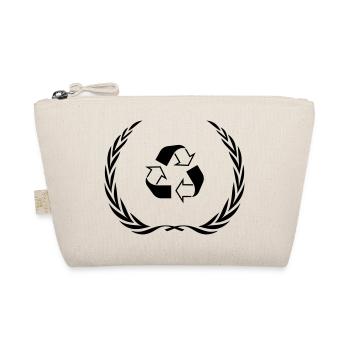 Recycling Symbol Kranz - Bio-Täschchen - Natur - Vorne