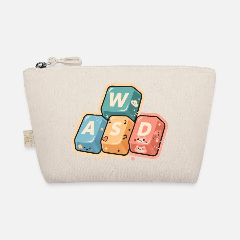 Kawaii WASD Gaming Gamer Süß Niedlich Geschenk Bio-Täschchen