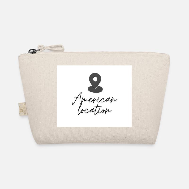 American Location Pin Organic Pouch