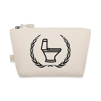 Toilet Toilet Wreath - Organic Pouch - nature - Front