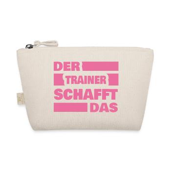 Geschenk für Trainer - Bio-Täschchen - Natur - Vorne